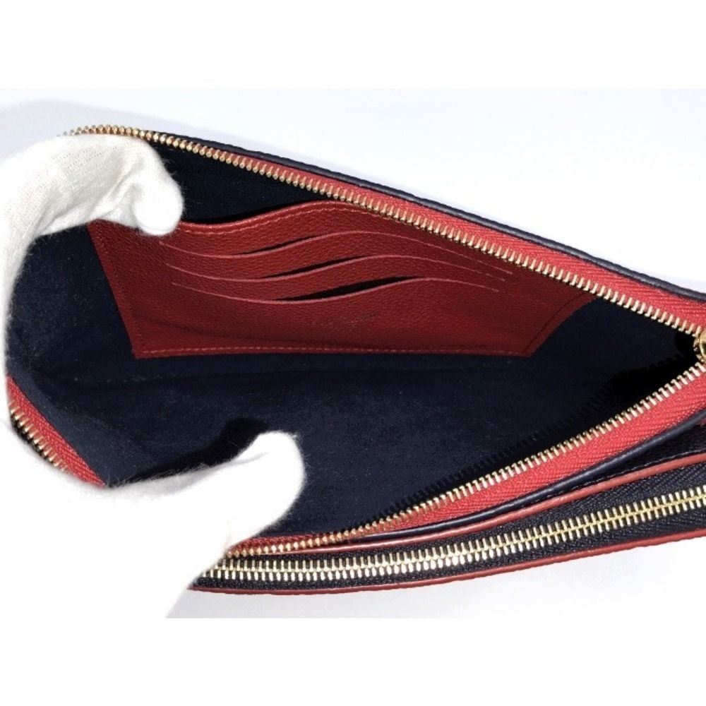 Louis Vuitton Pochette Double Zip Marine Rouge Emplant - Picture 9 of 10